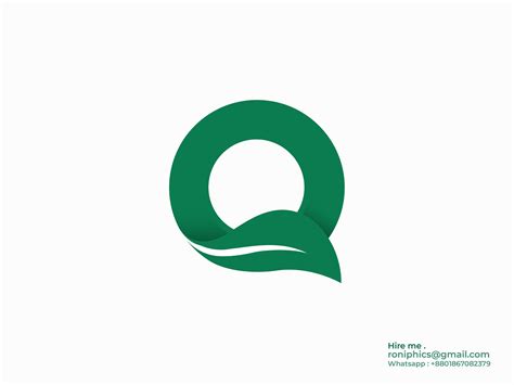 Q Leaf Logo By Roniphics On Dribbble