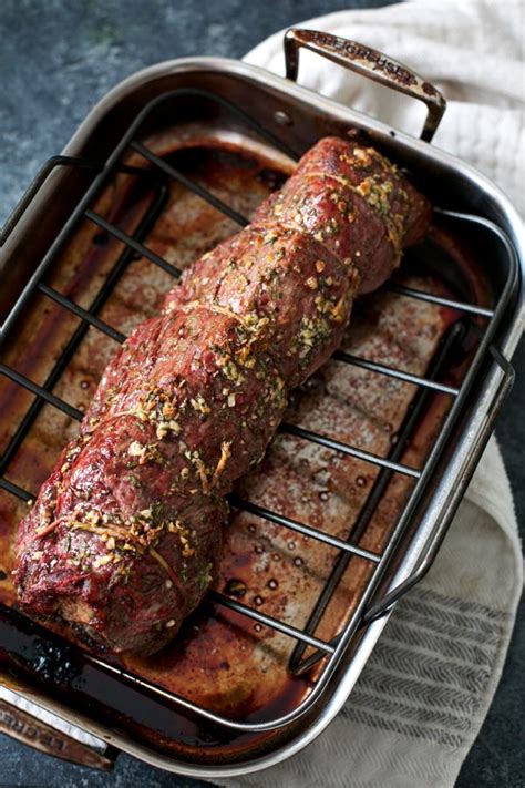 Place the tenderloins on a sheet pan and pat them dry with paper towels. Garlic Rosemary Beef Tenderloin Roast • Steele House Kitchen | Beef tenderloin recipes, Beef ...