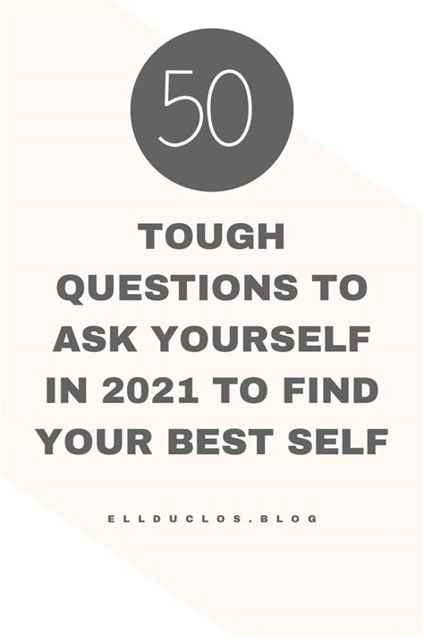 50 Questions To Answer To Find Your Best Self Positive Self