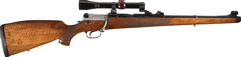 Engraved Mauser Model 66s Bolt Action Mannlicher Rifle Rock Island