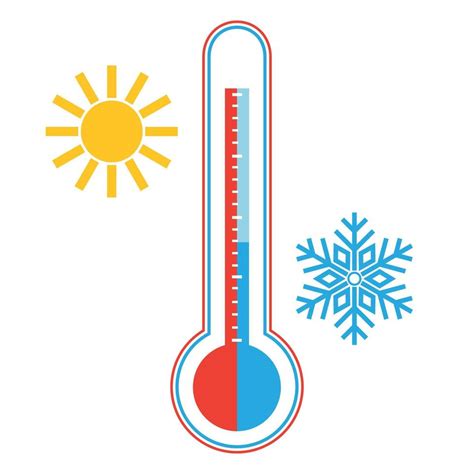 Hot And Cold Weather 12933751 Vector Art At Vecteezy
