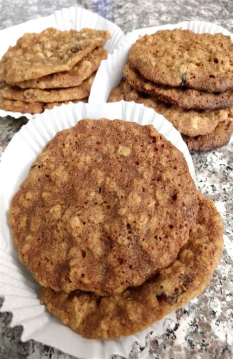 Transfer cookies to a rack to cool completely. Oatmeal Raisin cookies Recipe | SparkRecipes