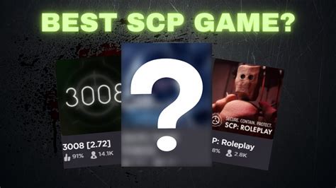 What Is The Best Scp Game On Roblox Youtube