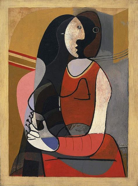 Seated Woman Pablo Picasso Art Famous Artwork Picasso Art