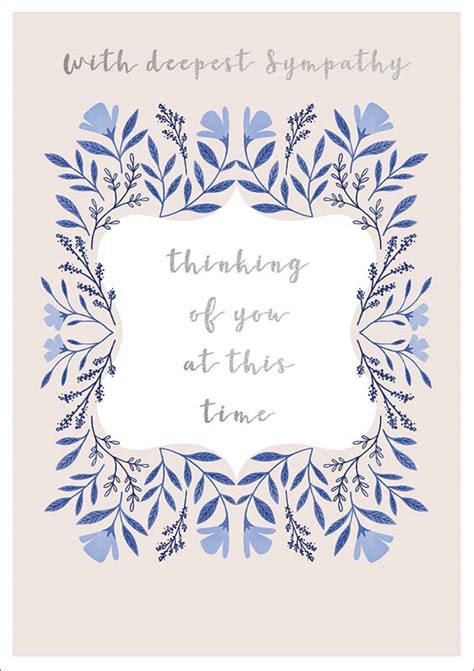 The Art File Thinking Of You Sympathy Card Aaf255