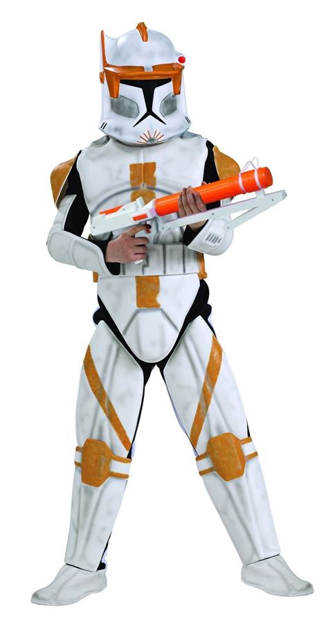 Clone Trooper Commander Cody Deluxe Costume For Kids Disney Star Wars