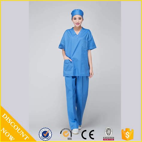2015 oem scrub sets surgical kit hospital uniform uniformes medico medical smocks women hot sale