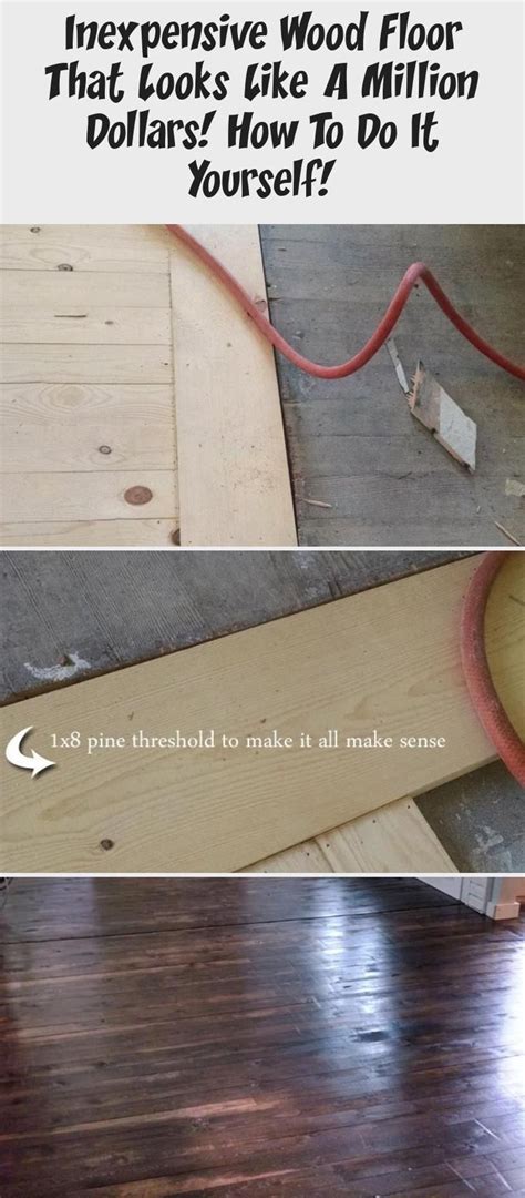 And, this can start to become frustrating and expensive to install it yourself. DIY cheap make your own solid wood floors for a fraction ...