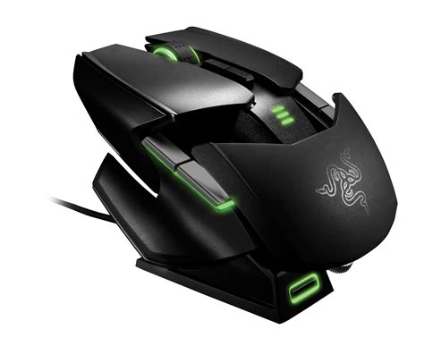 The New Razer Customizable Gaming Mouse All Glowy Green Like Its