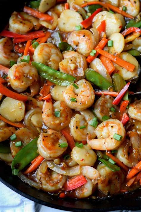 Or until heated through, stirring frequently. Shrimp with Hot Garlic Sauce Recipe-Butter Your Biscuit