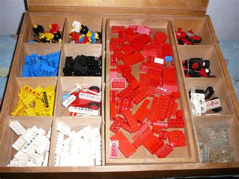 Vintage Wooden Lego Box With Content Catawiki