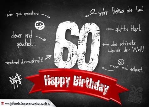 Die 15 besten bilder von sprüche zum 60. 20 Besten Geburtstagssprüche 60 Mann - Beste Wohnkultur ...