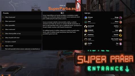 Gta 5 Online Roleplay Server Superparba Fivem Cz Gamesquad