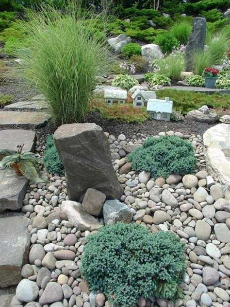 Design your own rock garden with these 10 rock garden ideas to create a different atmosphere. 36+ Luxury River Rocks Ideas for Front Yard Landscapes in ...