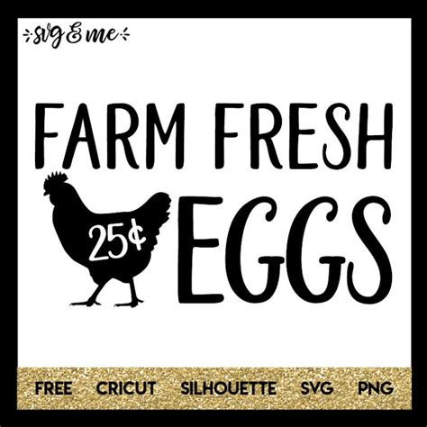 Free Svg Farm Fresh Eggs Svg And Me