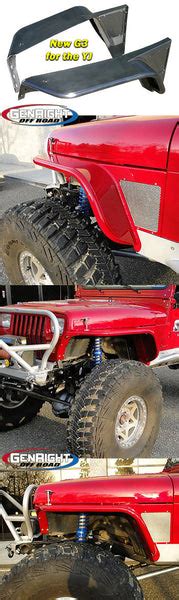 Genright Jeep Yj Front 6 Inch Tube Fenders Steel Ideal Off Road
