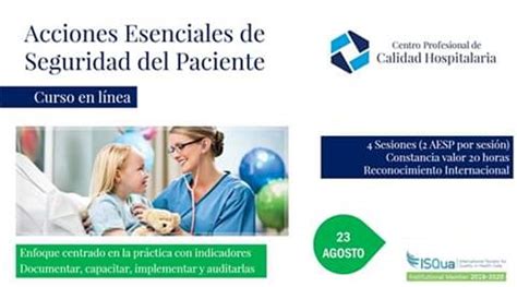 Acciones Esenciales De Seguridad Del Paciente Cursillo Hospitalarios