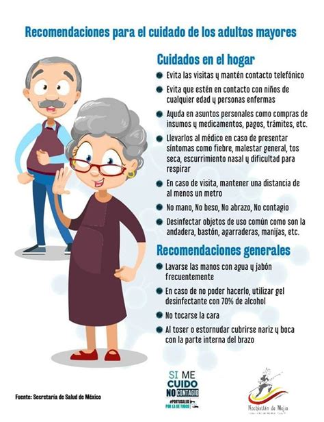 Recomendaciones Para El Cuidado De Los Adultos Mayores Ayuntamiento