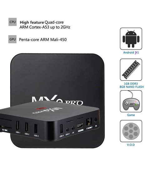 Buy Mxq Pro 4k Android Tv Box In Bangladesh