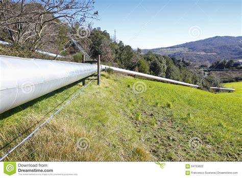 Put dirt in the water to make mud. Geothermal Power Plant In Tuscany Hills Stock Photo - Image of pipework, nature: 64753622
