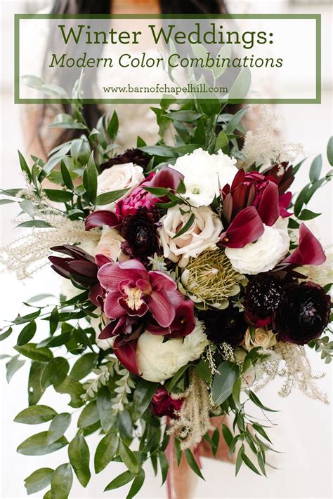 Hours may change under current circumstances Color Theory: Modern Winter Weddings — The Barn of Chapel ...