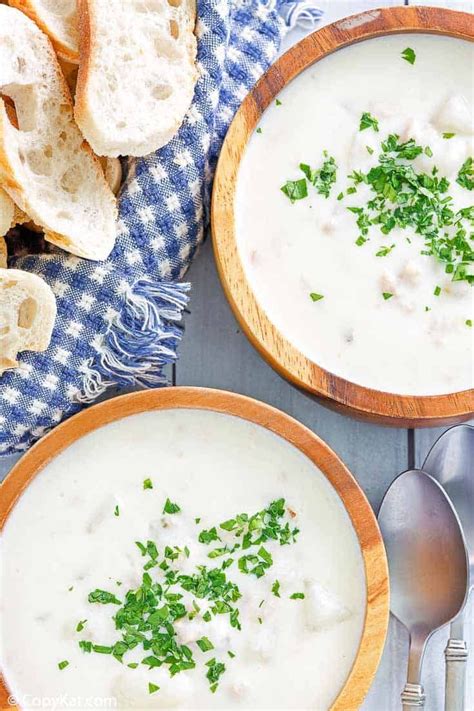 We use canned clams because we make 5 gallons at a time, but i highly recommend fresh for this recipe. Red Lobster Clam Chowder | Recipe | Clam chowder, Clam ...