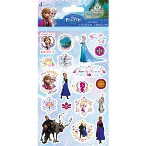 Disney Frozen Sticker Sheet Of 4 Sandylion Gp