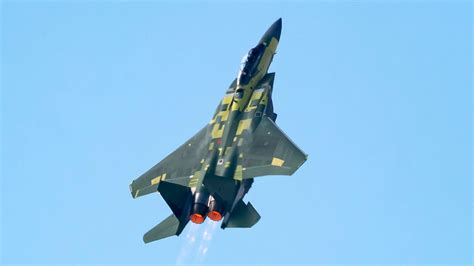 F-15EX fighter jet makes maiden flight with Viking takeoff