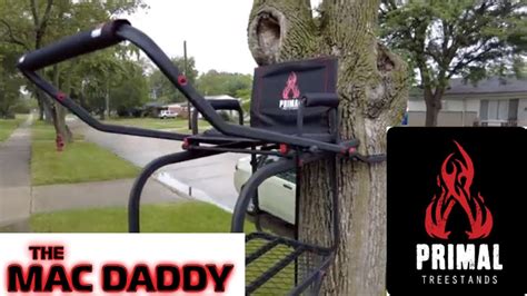 Best Hunting Stand Primal Mac Daddy 22 Deluxe Ladderstand Youtube