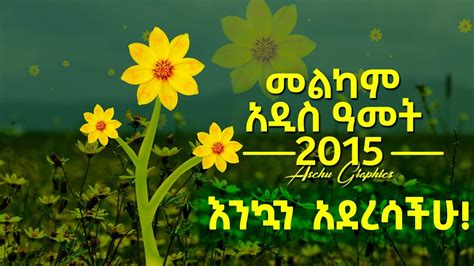 Ethiopia New Year 2015 Intro Adey Flower Animationምርጥ የአዲስ ዓመት