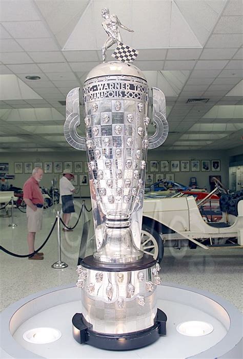 The Indy 500 Trophy Indianapolis In Indy Car Racing Indy Cars Gold