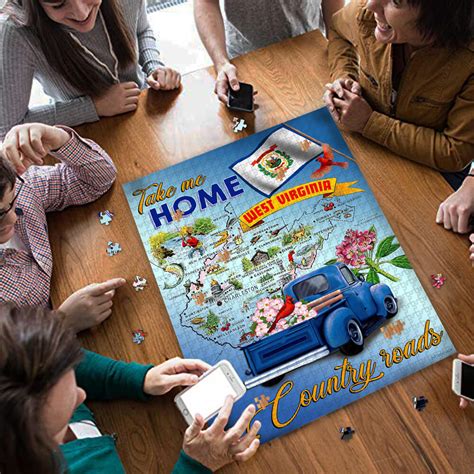 Holdson jigsaw puzzles aim to provide entertainment and value to puzzle enthusiasts everywhere. West Virginia Country Roads Jigsaw Puzzle Take Me Home ...