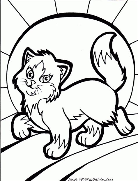 Cat Coloring Pages 30 Free Printable Cat Coloring Pages