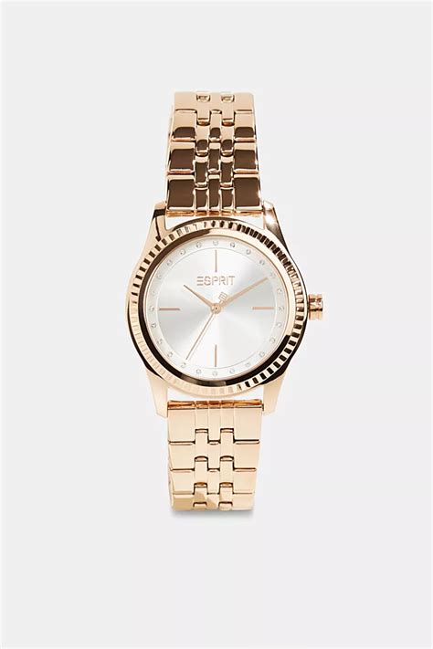 Esprit Stainless Steel Watch With Rose Gold Plating At Our Online Shop