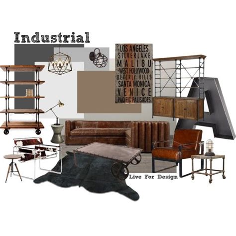 Industrial Living By Livefordesign On Polyvore Industrial Living
