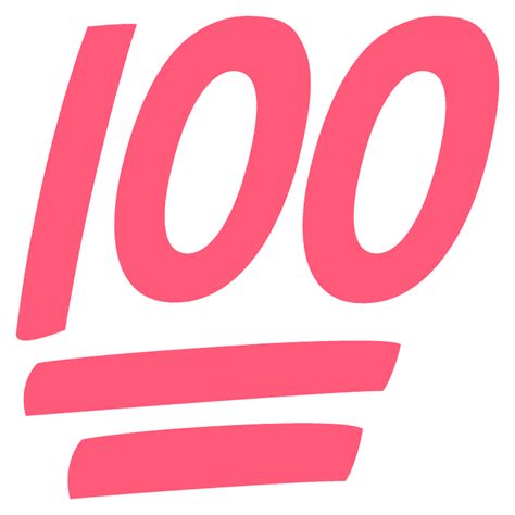 Hundred Points Emoji Clipart Free Download Transparent Png Creazilla