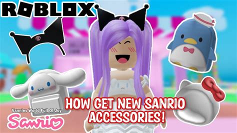 ⚠️how To Get New Sanrio Accessories From Roblox Event Sanrio Roblox