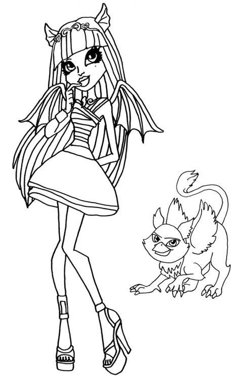 Para el que le interese puedo hacer renders a cambio de un core :''v. Desenhos para Colorir | Monster High Fãs
