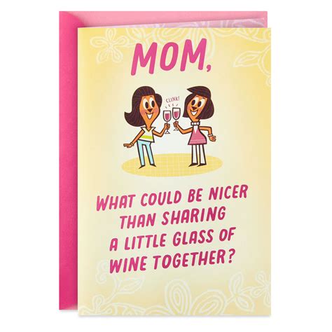 Cheers To You Mom Poster Mothers Day Card Greeting Cards Hallmark