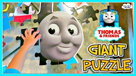 Click the shuffle button and you have to put all the pieces into the right position in limited time. Solving THOMAS & FRIENDS Life Size Puzzle For Kids - YouTube