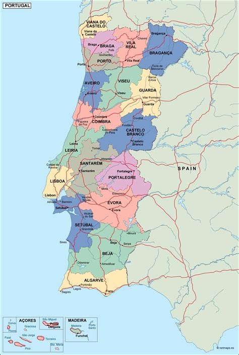 Portugal Cidades Mapa Mapa De Portugal Cidades Sul Da Vrogue Co