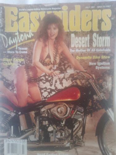 vintage july 1991 easyrider magazine preowned ebay