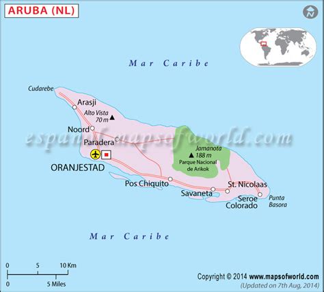 Mapa De Aruba