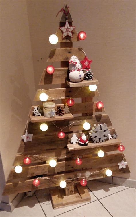 Sapin Fabriqué Uniquement En Palettes Small Space Christmas Tree
