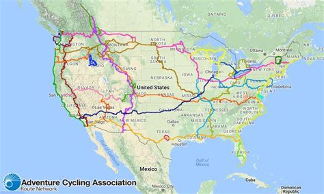 Bicycle Routes Across The United States Bicycle Post