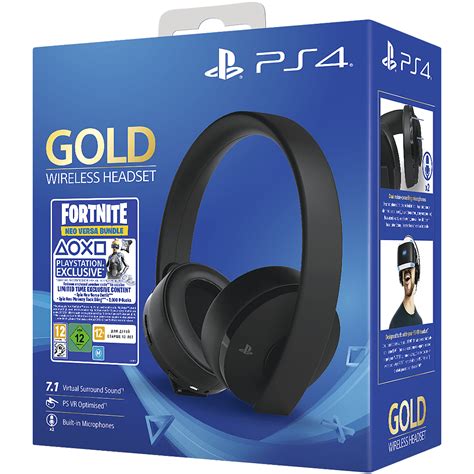 Sony Ps4 Gold 71 Wireless Headset Fortnite Bundle Game