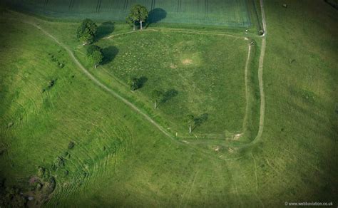 Olivers Castle Hill Fort Wiltshire Aerial Photograph Aerial