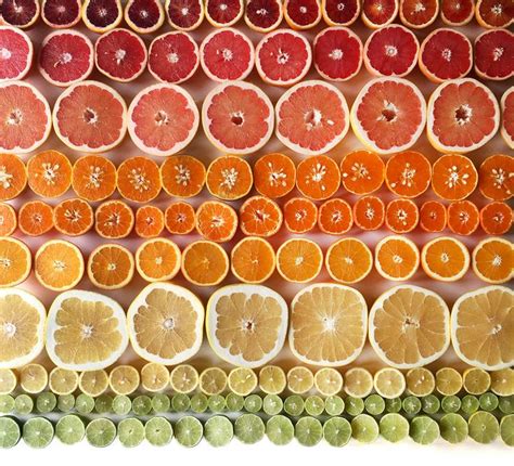 Photographer Brittany Wright Captures Foods In Colorful Gradients