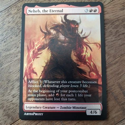 Neheb The Eternal A Foil Abyss Proxy Shop