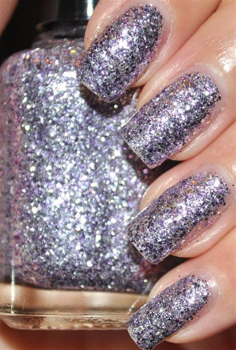 Vote For Purple Lavender And Silver Glitter Nail Polish 15ml Etsy